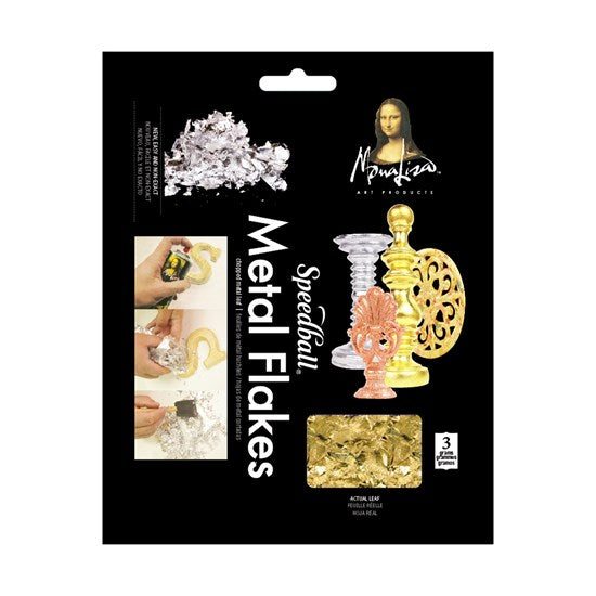 Metal flakes - gold imitation - 3gr