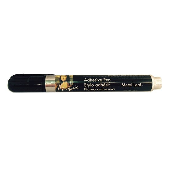 Adhesive pen for metal leaf