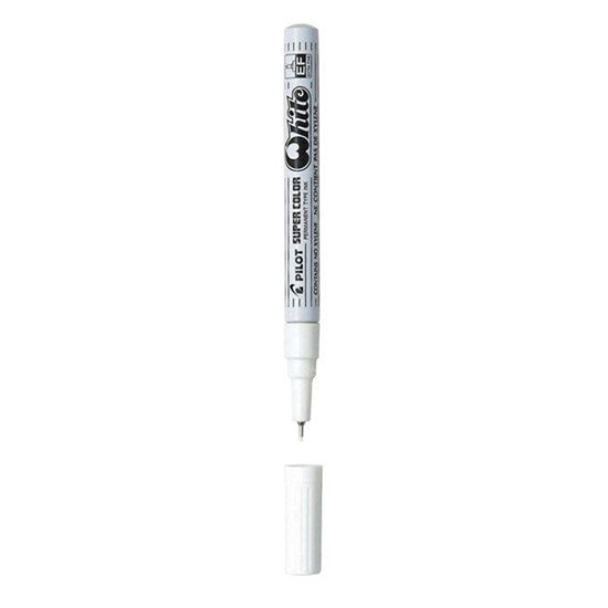 Marqueur permanent pointe extra fine blanc