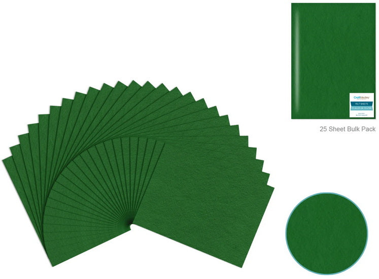 Felt - kelly green - 29x12in