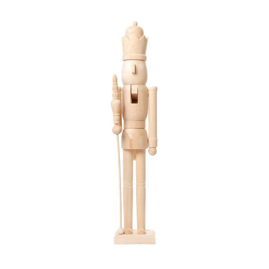 Natural Wood Nutcracker Crown - 61 cm