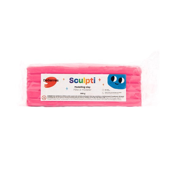 Ens. 5 pâtes à modeler couleurs néons – 500g