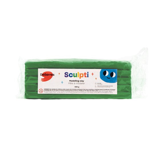 Ens. 5 pâtes à modeler couleurs primaires – 500g