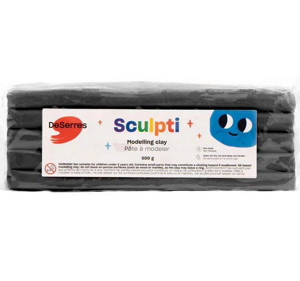 Pâte à modeler noire – 500g
