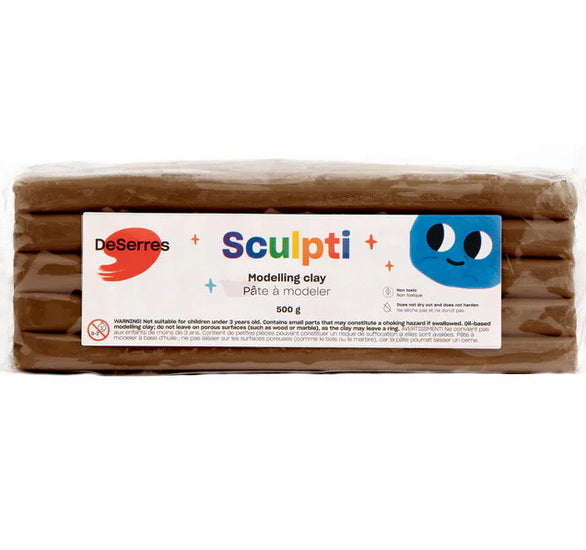 Pâte à modeler brune – 500g