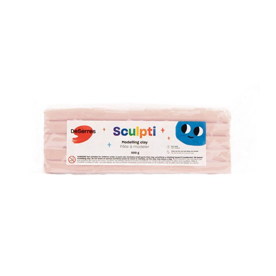 Ens. 5 pâtes à modeler couleurs pastels – 500g