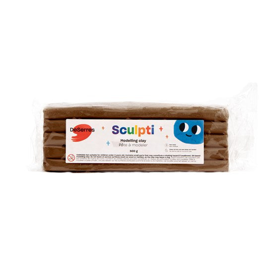 Ens. 5 pâtes à modeler couleurs peau – 500g