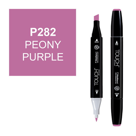 Marqueur Touch double pointe pivoine violette