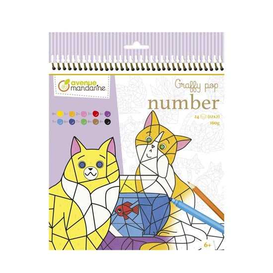 Graffy pop number - Cats