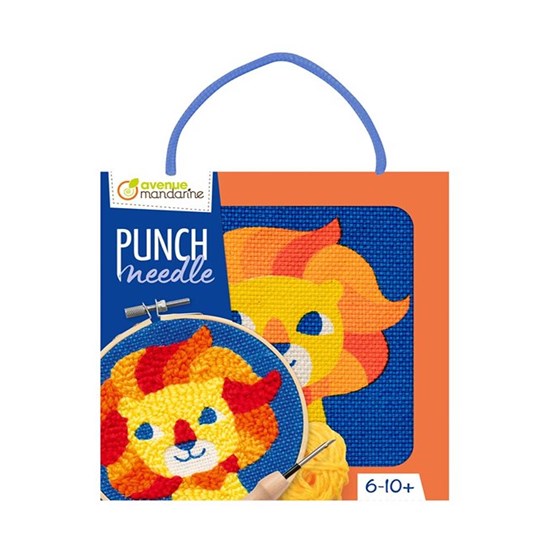 Punch needle - lion