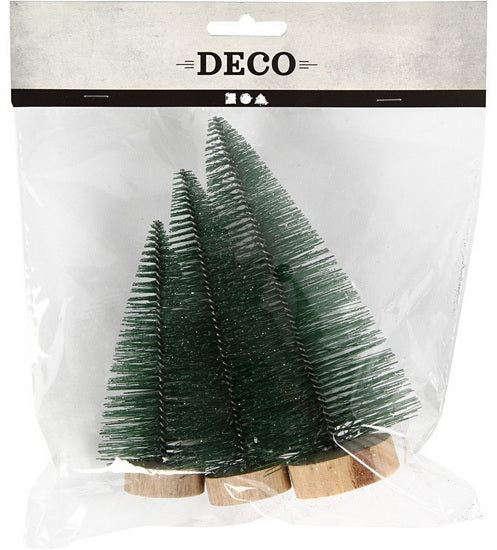 Sapins de noel taille assort 3 pcs
