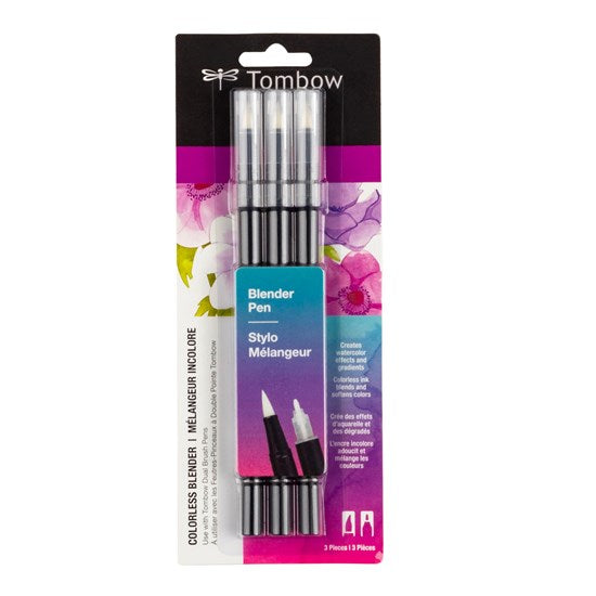Set of 3 dual brush pen blender