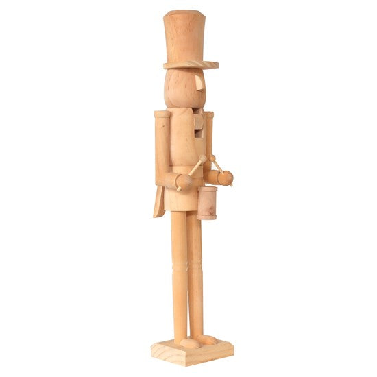 Natural Wood Nutcracker - 30 cm