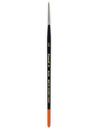Watercolor brush - red sable - kolinsky - fine point #4