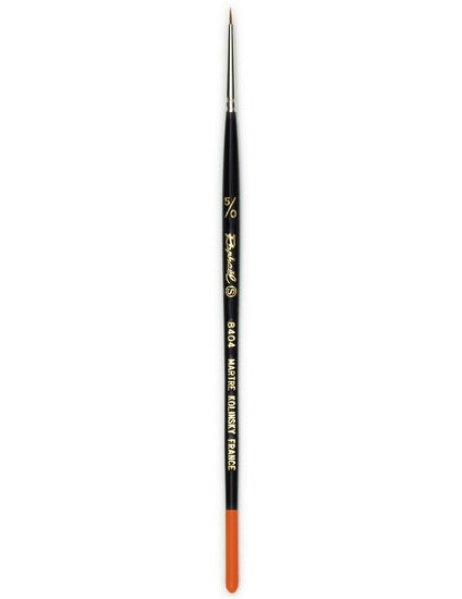 Watercolor brush - red sable - kolinsky - fine point #5/0
