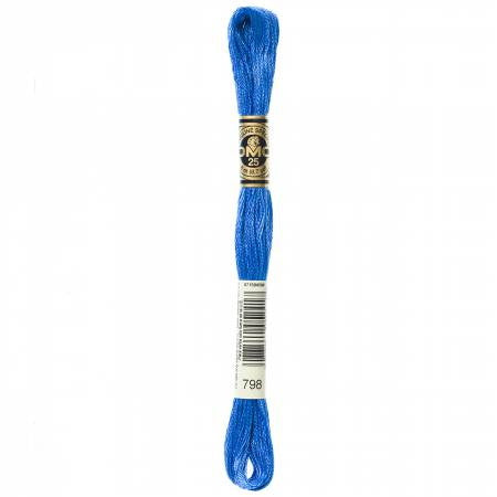 Embroidery floss - dark delft blue - 798