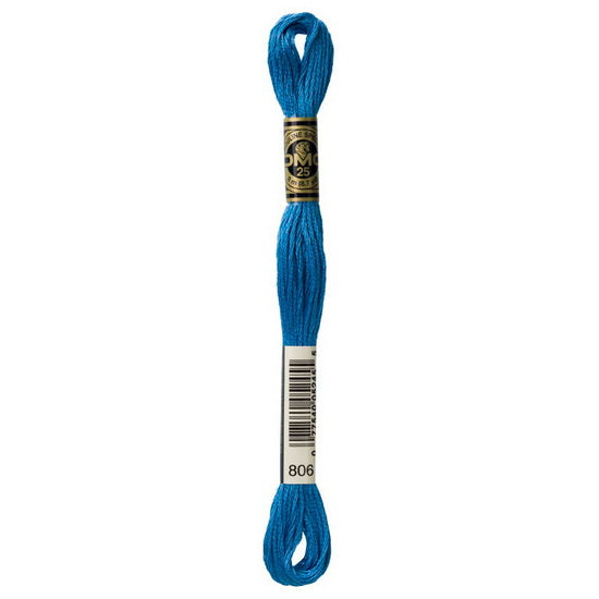 Fil à broder - bleu fjord 806 - 806