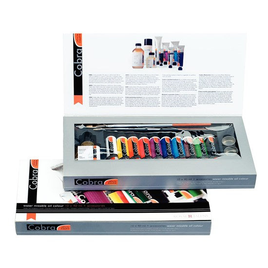 Cobra Oil Colour Set - 10X40ML