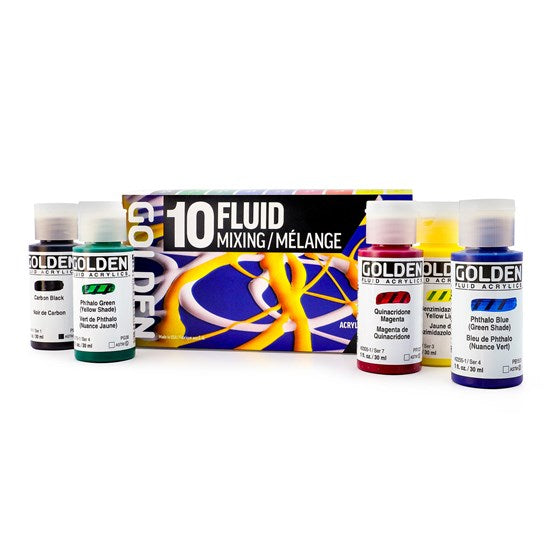 Acrylic fluid mixing set - 10x30ml