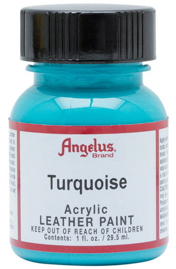 Acrylique pour cuir     - turquoise ounce - 1 ounce