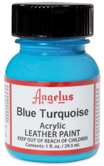 Acrylique pour cuir     - bleu turq ounce - 1 ounce