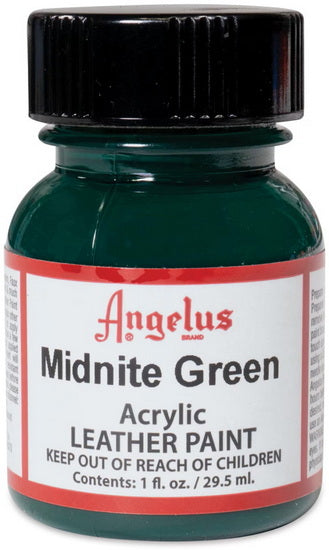 Acrylic Leather Paint		 - MIDNIGHT GREEN OUNCE - 1 OUNCE
