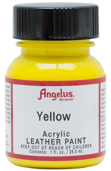 Acrylic Leather Paint		 - YELLOW OUNCE - 1 OUNCE