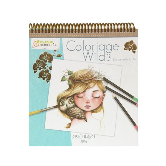 Carnet de coloriage wild 3