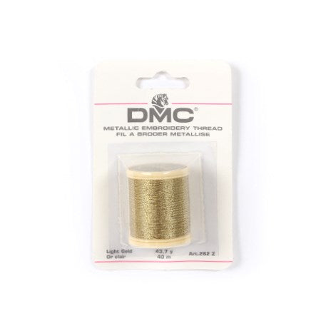 Embroidery floss - metal - pale gold