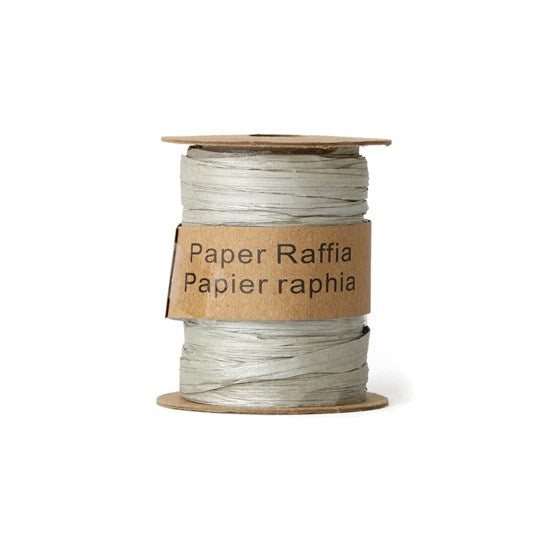 Ruban en papier raphia métallisé