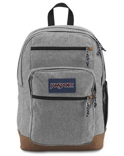 Cool Student Backpack Grey Letterman