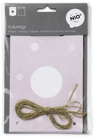 **Buntings 115x160 mm 2x5 pcs  3m twine