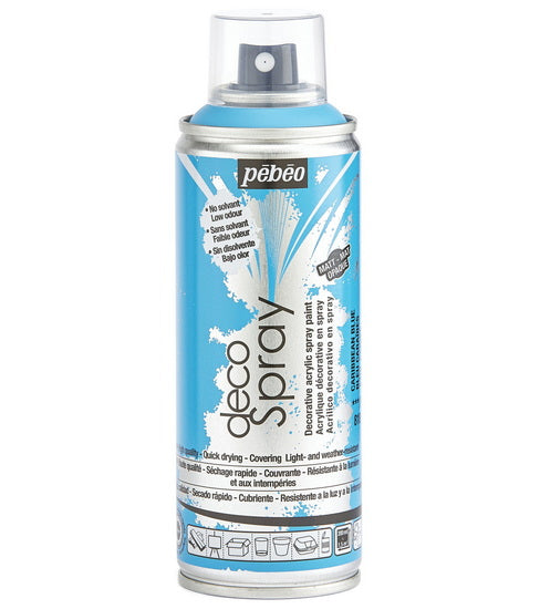Acrylique aérosol - décospray - 200ml - bleu caraibes