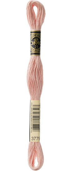 Fil à broder - rose bruni - 3779