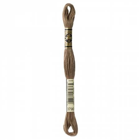 Embroidery floss - ultra dark beige gray - 3790