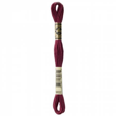 Embroidery floss - v dk antique mauve - 3802