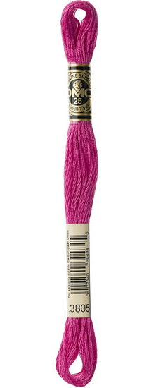 Fil à broder - fuschia - 3805