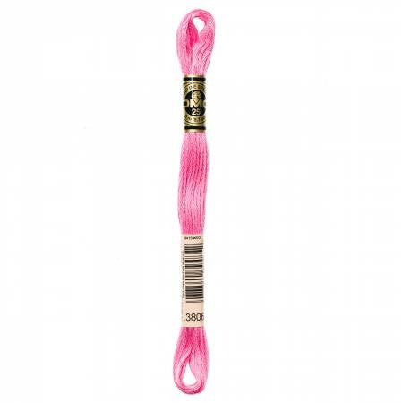 Embroidery floss - light cyclamen pink - 3806