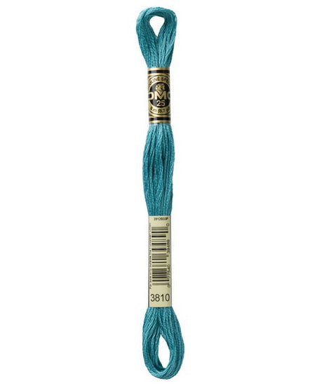 Embroidery floss - dark turquoise - 3810