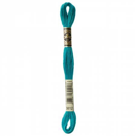 Embroidery floss - v dark seagreen - 3812