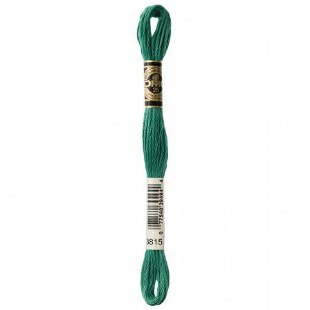 Embroidery floss - dark celadon green - 3815