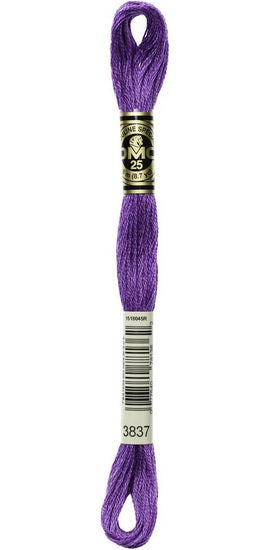 Embroidery floss - ultra dark lavender - 3837
