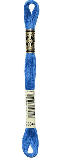 Embroidery floss - dark bright turquoise - 3844