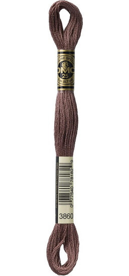Fil à broder - taupe foncé - 3860