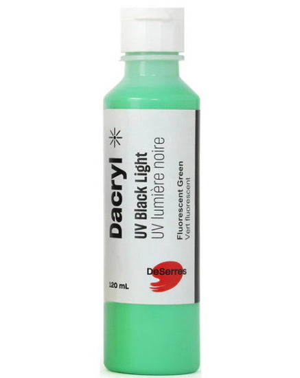 Acrylic Uv Black Light Fluorescent Green - 120ml
