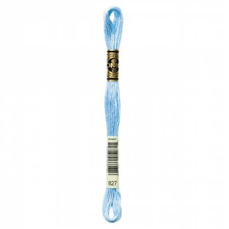 Embroidery floss - v light blue - 827