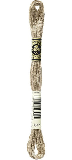 Embroidery floss - light beige brown - 841