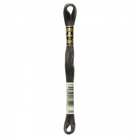 Embroidery floss - ultra dark beaver gray - 844