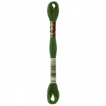Embroidery floss - v dk parrot green - 904