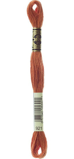 Embroidery floss - copper - 921
